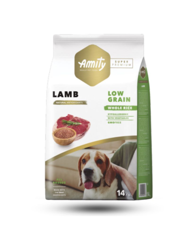 Pienso para Perro Adulto AMITY de Cordero 14kg